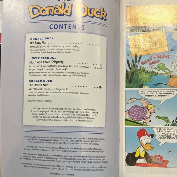 Free comic book day special edition 2020: Donald Duck Comic Book - Picture 4 of 9